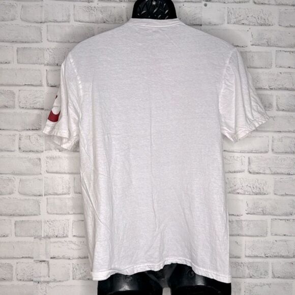 True Religion Mens Undershirt Red & White Size Medium - Picture 6 of 7